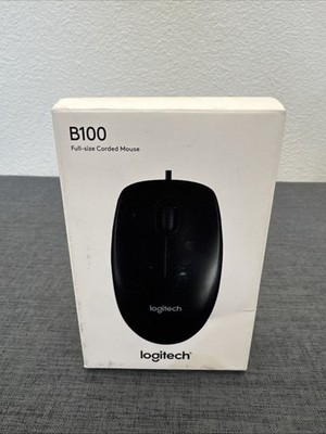 Logitech B100 Corded Optical USB Mouse - NG D4E