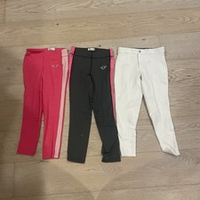 TuffRider Youth Jodhpurs  Breeches Set - Pink, Black, White