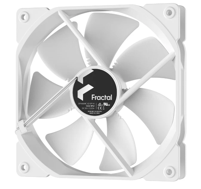 Design Fractal Dynamic X2 GP-14 (140 × 140 × 25 mm) Fans (white) - Bild 2 von 4