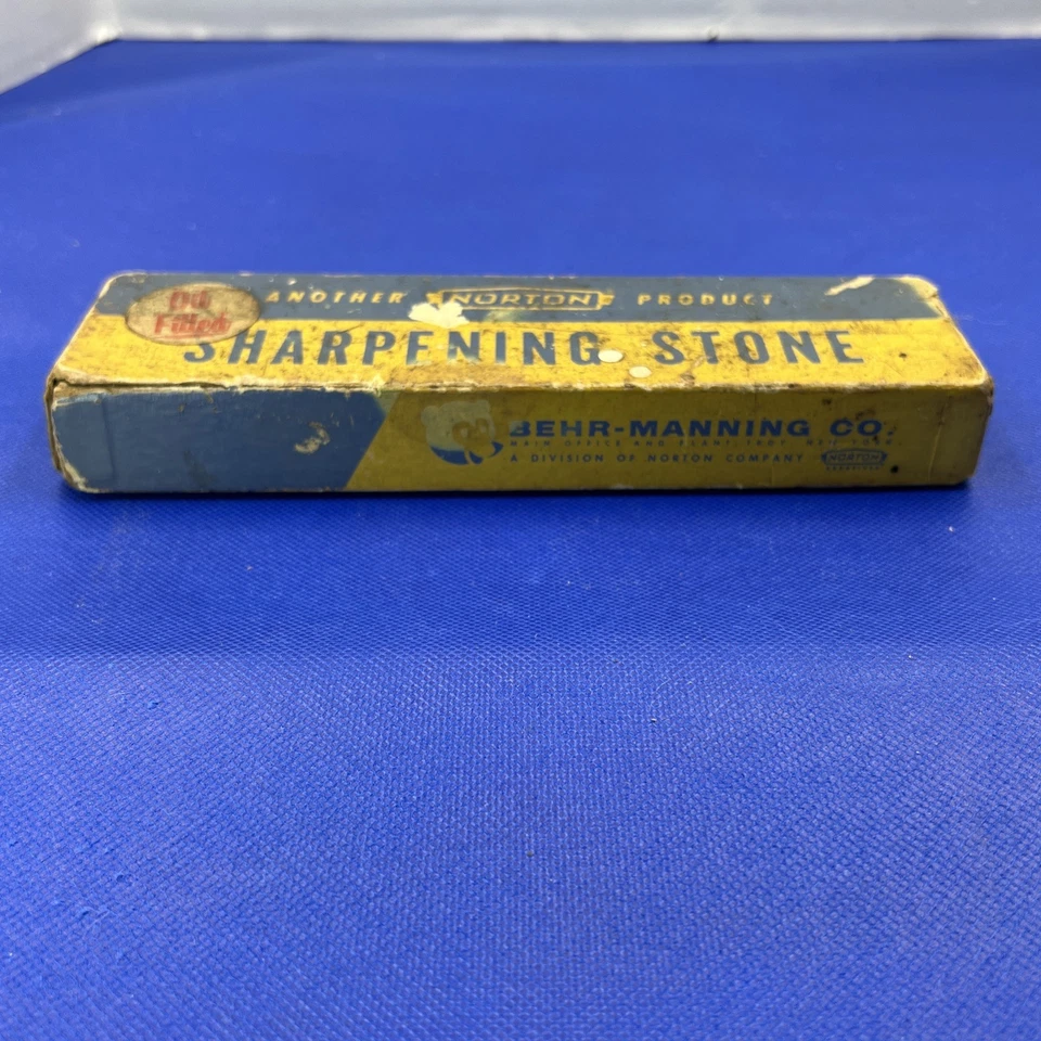 De colección NORTON JB8 CRYSTOLON COMBINACIÓN ACEITE BANCO PIEDRA 8x2x1" FINO GRUESO Foto 2 de 4