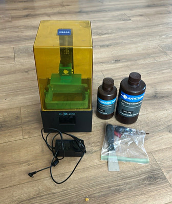 ANYCUBIC Photon Zero LCD Resin 3D Printer w/ Power Adapter & UV Resin Bottles
