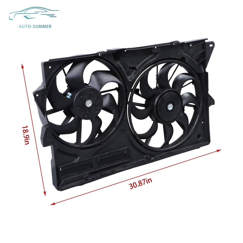 DG1Z8C607C A/C Radiator Fan Fit For 2013-2016 Lincoln MKS 2013-2019 Ford Taurus - Image 2 of 4