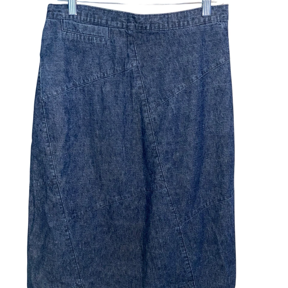 Falda Cabelas Mujer Talla 8 Denim Patchwork Larga Cottagecore Años 90 Y2K De Colección Foto 3 de 4
