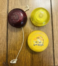 Set Of 3 VINTAGE DUNCAN IMPERIAL  1939 Wooden YoYo Collection