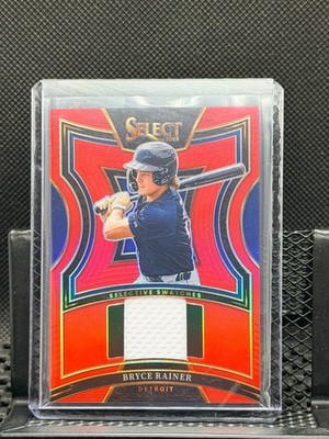 Bryce Rainer 2025 Select - Selective Swatches / Jersey - Red #72/99 Tigers