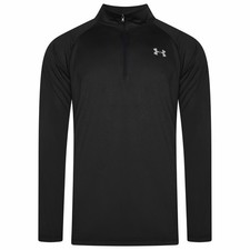 Image of New Under Armour Tech Top Quarter Zip Activewear Sport Training Athletic Small