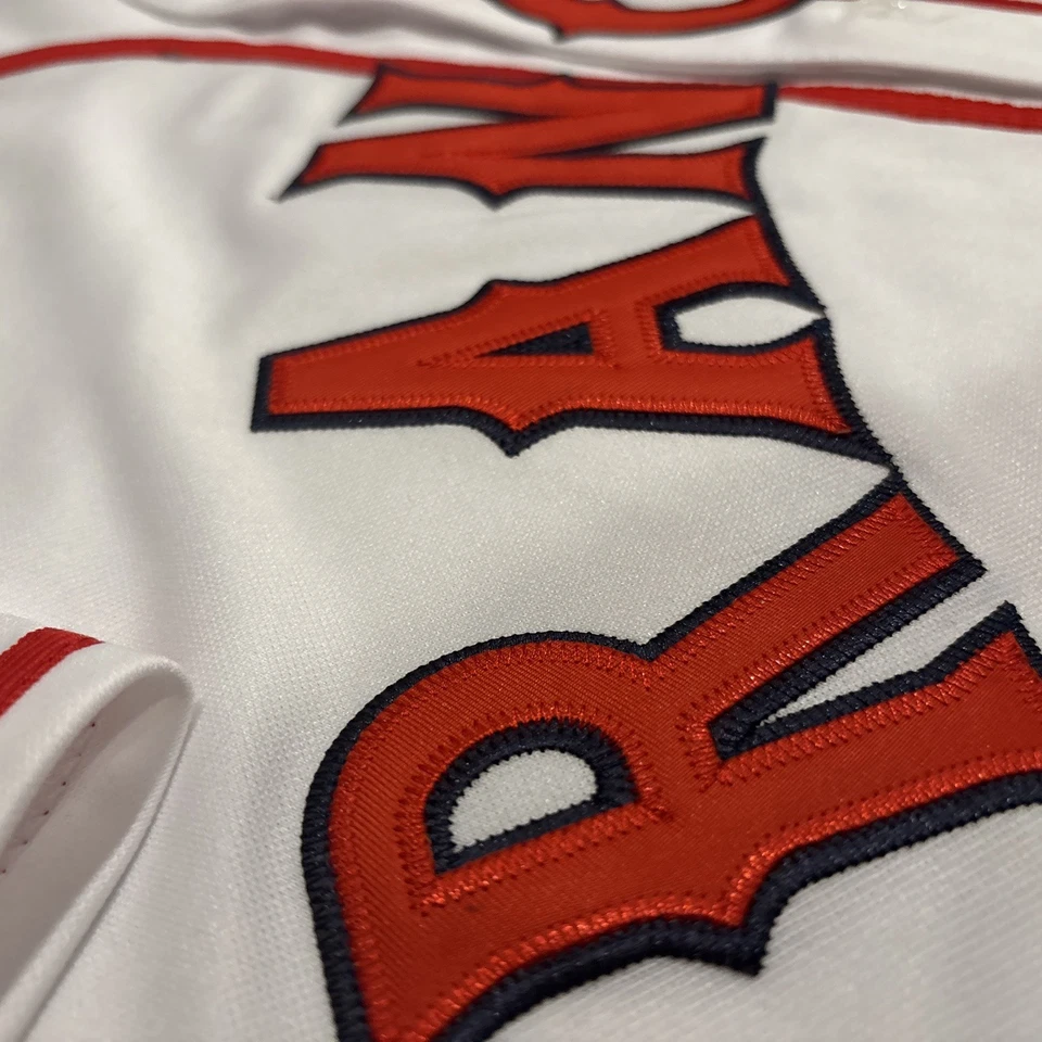 Camiseta masculina Ivan Rodriguez Texas Rangers GG nova com etiquetas 1995 Home branca retrô Throwback - Imagem 3 de 4