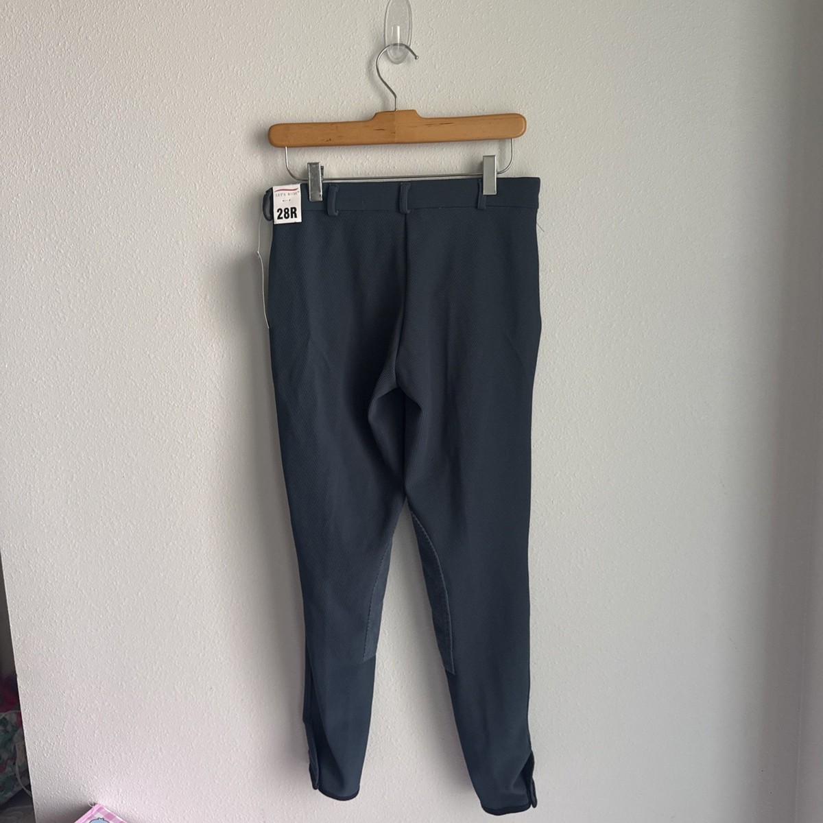 Culotte D'équitation TuffRider Neon Knee Patch – Bleue, Taille 28R