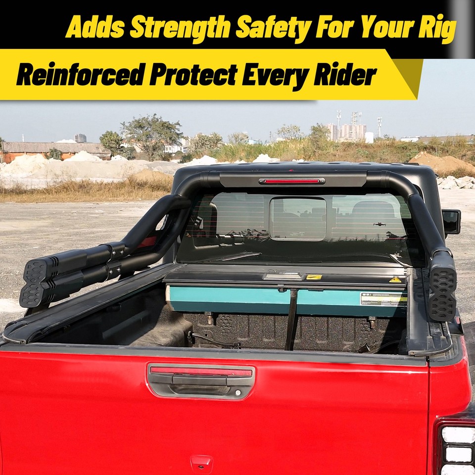 Truck Bed Chase Rack Roll Bar For F-150/Gladiator/Silverado/Tacoma ...