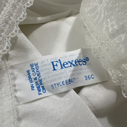 Body Flexees gamba corta 36C dimagrante bianco ferretto reggiseno a scatto extra rigido - Foto 12 di 16