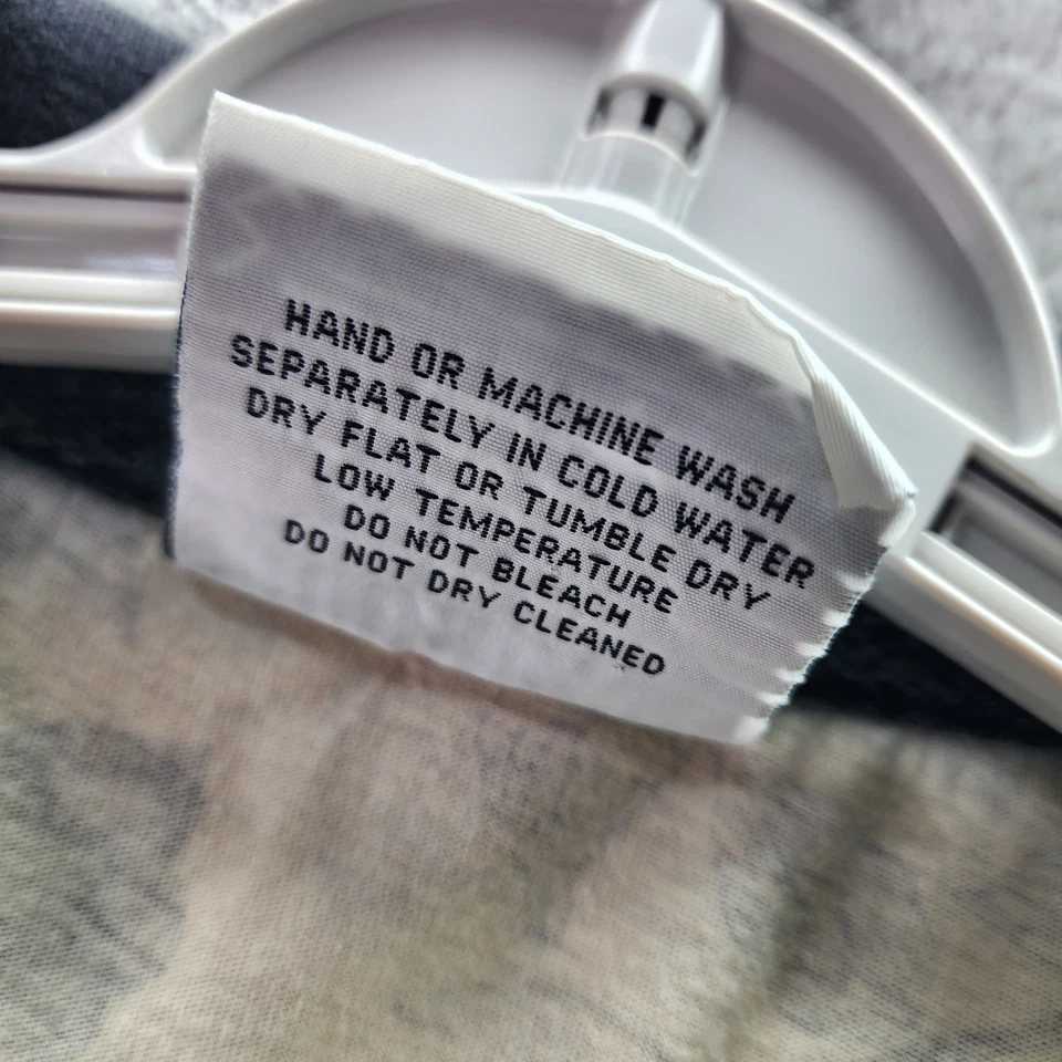 Vintage 90s Knit Axis Polo Shirt Floral Leaf Print Made in Hong Kong Men’s L - Image 4 of 4