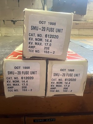 S&C SMU-20-20E 17KV MAX 20E AMP FUSE UNIT NOS