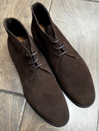 Edward Green Shanklin Unlined Suede Chukka Boots UK 5 E | eBay