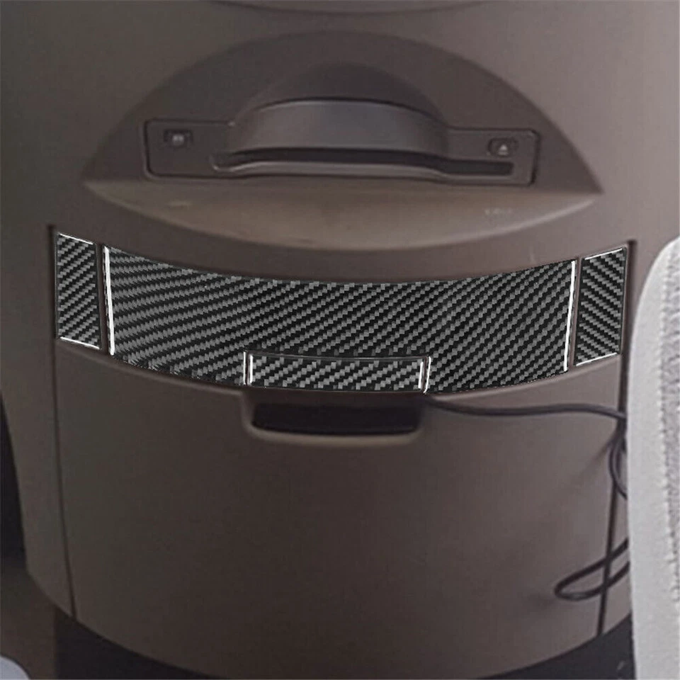 4 накладки на центральную пепельницу из углеродного волокна для Nissan Quest 2004-2006 тип A - Изображение 4 из 4