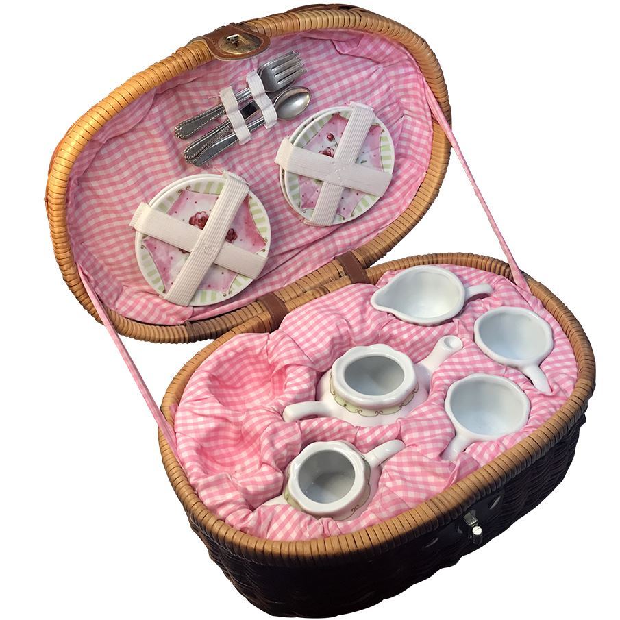 Delton Products Pink Children's Tea Set for Two eBay