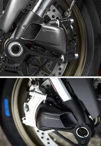 Matte Carbon Fiber Air Brake Duct For Ducati Panigale V4 S R Streetfighter V4 S - Picture 3 of 7