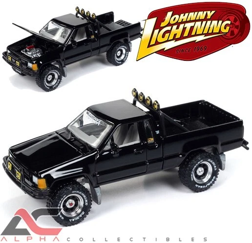 JOHNNY LIGHTNING JLSP374 1:64 1985 TOYOTA SR5 PICKUP "BACK TO THE FUTURE" BLACK - Image 2 of 2