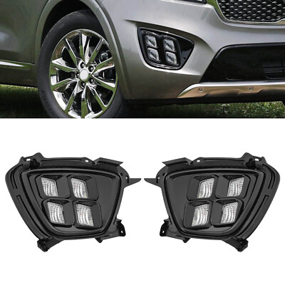 LED Fog Light For 2016-2018 Kia Sorento Left & Right Fog Light 92202C6200