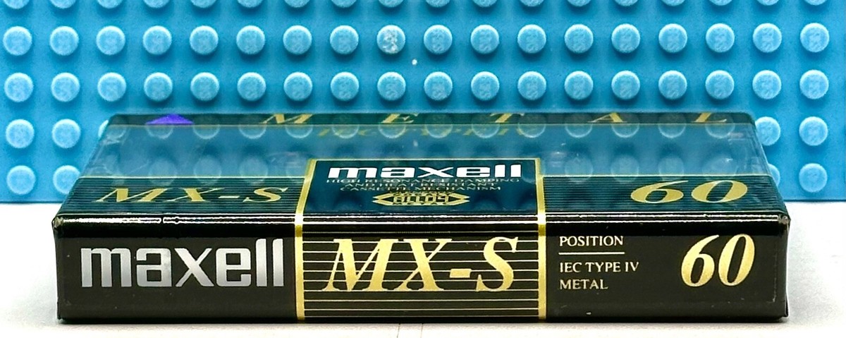 MAXELL MX-S 60 1995 EUROPE TYPE IV BLANK CASSETTE TAPE (SEALED) | eBay