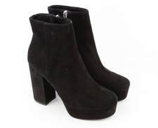 gratify black suede