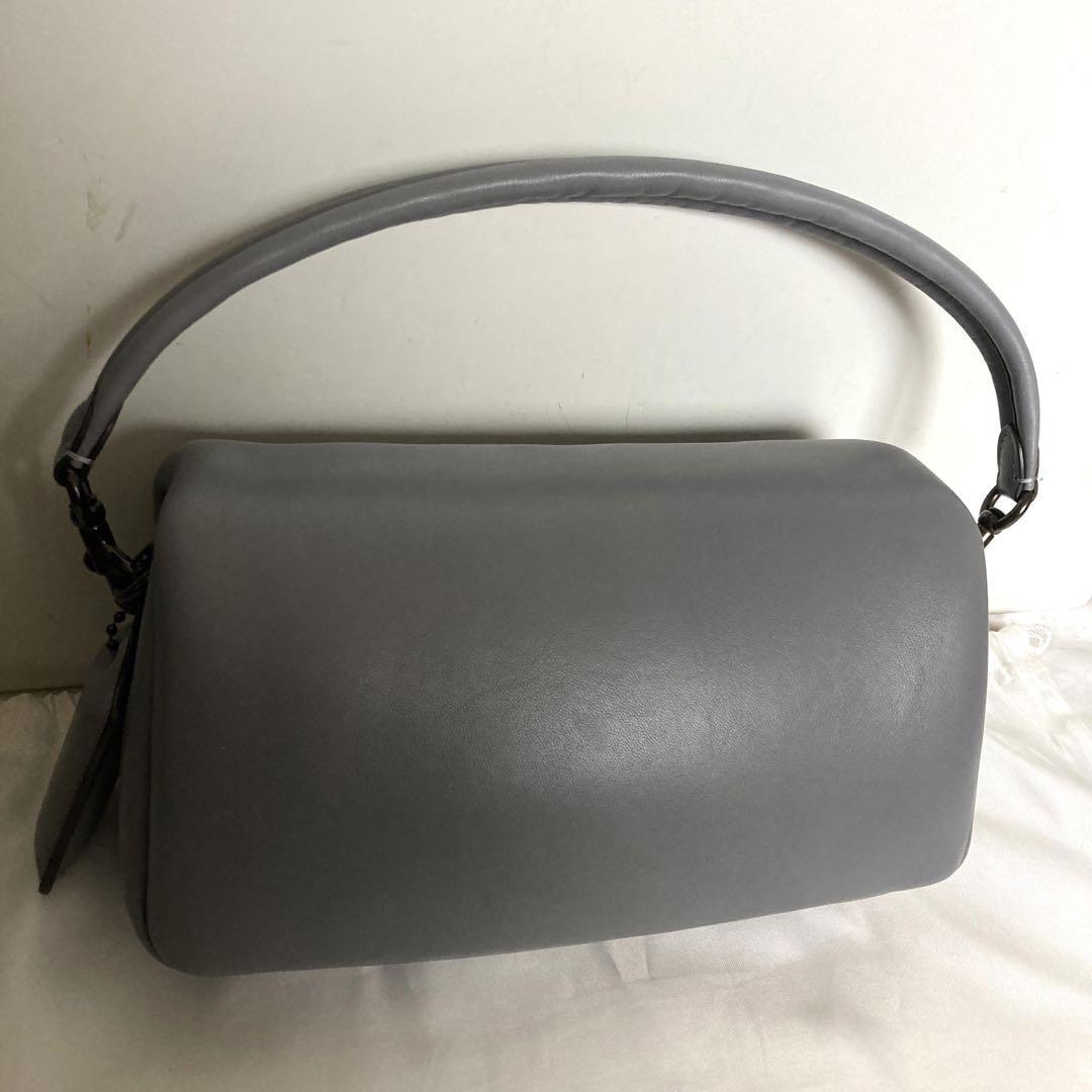 COACH 1941 Pillow Tabby 26 Gray Shoulder Bag Leather