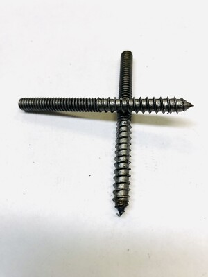 Midwest Fastener 50 Pack Hanger Bolts 1-4'' x 3'' Plain Steel Coarse Thread