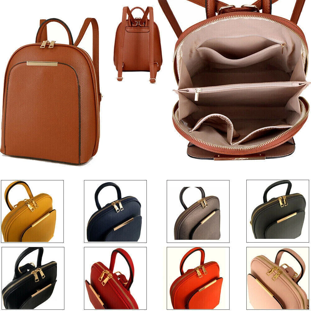 Ladies Laptop Bag 11inch Womens Rucksack Small Backpack Plain Work Bag  Crossbody