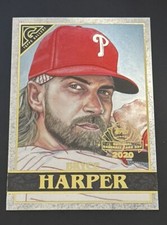 Bryce Harper Topps Gallery NBCD Preview 2020 Topps Chrome #GP-6 Phillies