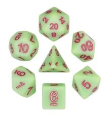 Green Goblin | DnD Dice Set | 7 Dice Set | RPG DnD Dungeons and Dragons AD&D d20
