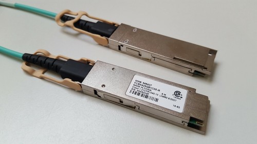 Dell QSFP28 Fiber cable 100G 5M AOC Intel 100FRRF0050DELL GYC34 / D7J90 - Afbeelding 3 van 12