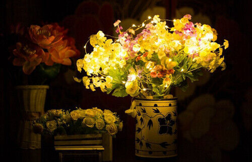 BUY 3, GET 3-Copper Bottle String Lights LED Warm Fairy Wine Cork Shape 20 Led - Picture 8 of 11