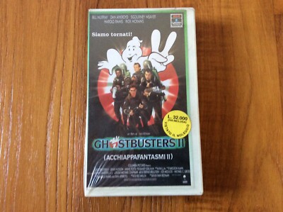 VHS RARE 1989 1991 Ghostbusters 2 II New sealed NUOVA SIGILLATA
