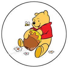 CARTOON BEAR ENVELOPE SEALS LABELS STICKERS PARTY FAVORS