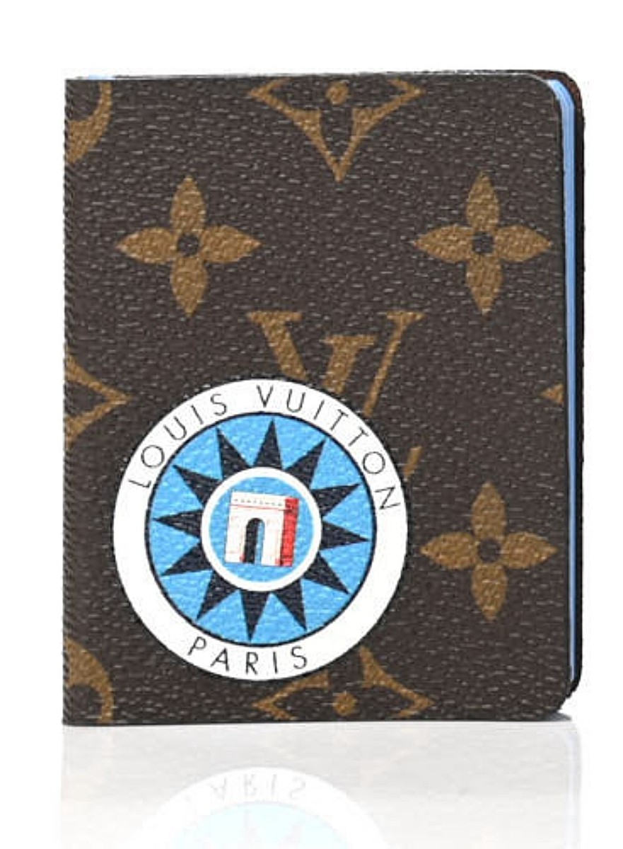 LOUIS VUITTON エッフェル塔ノート NEW LOUIS VUITTON Monogram Canvas Paris Notebook Mini Jules Eiffel