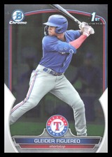 2023 Bowman Chrome Prospects #BCP-59 Gleider Figuereo Texas Rangers