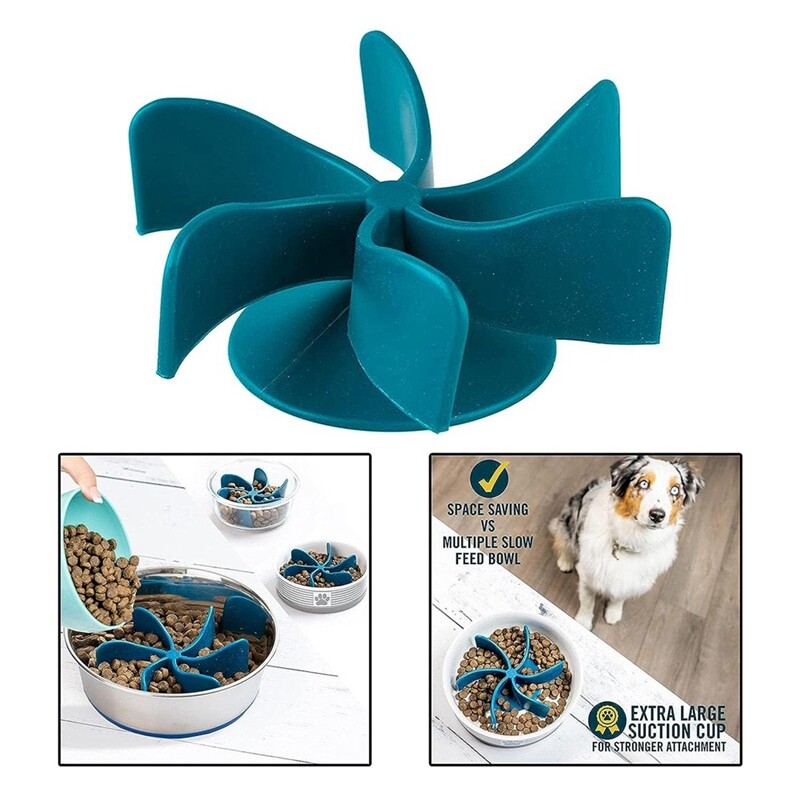 2Pcs Spiral Slow Feeder Slow Feed Dog Bowl Pet Feeder Slow Feeder