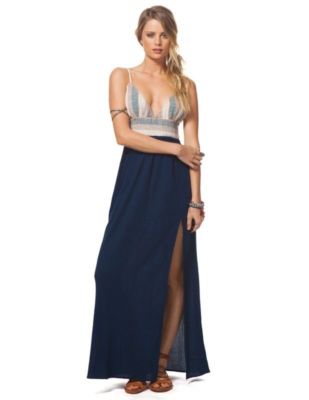Rip Curl Beach Comber Maxi Women's Dress Navy : MD