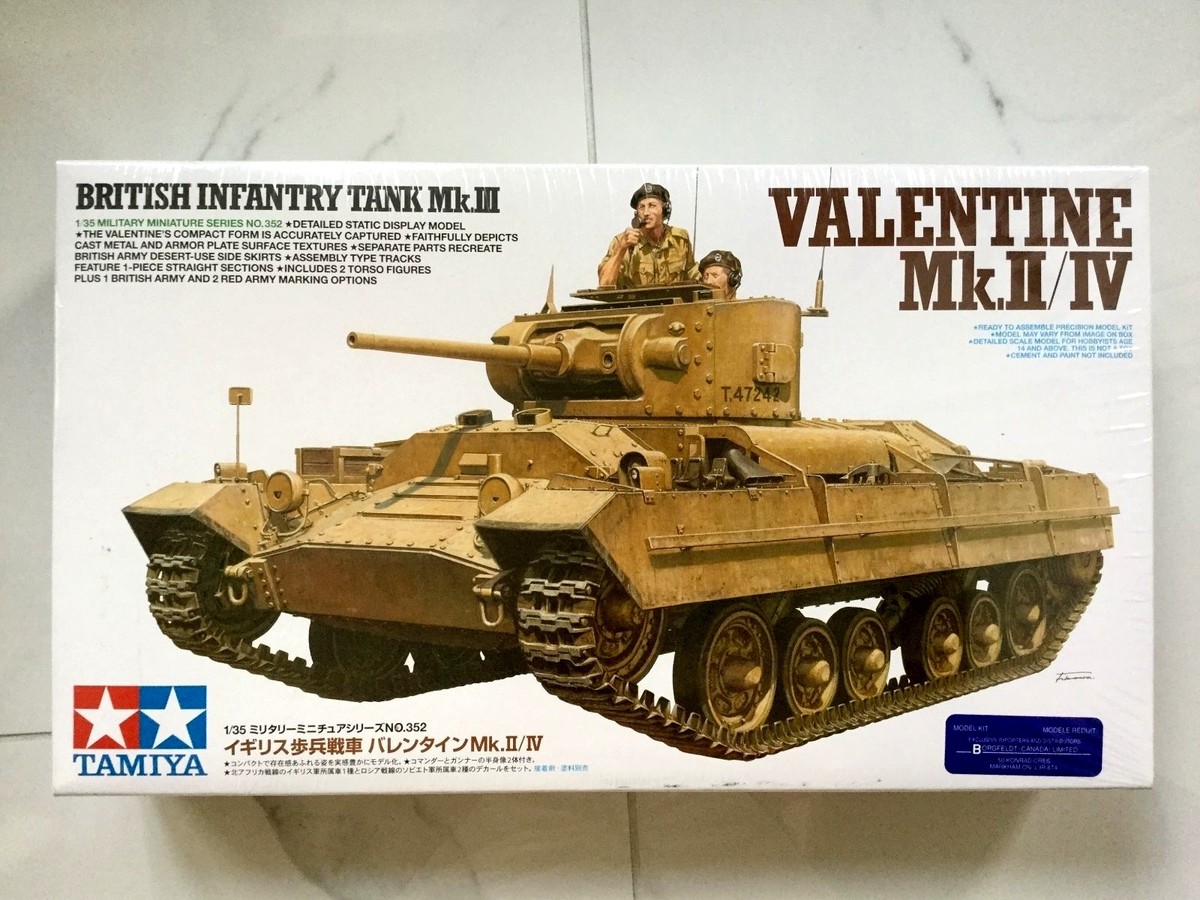 TAMIYA 1/35 WW II BRITISH VALENTINE MK. III INFANTRY TANK