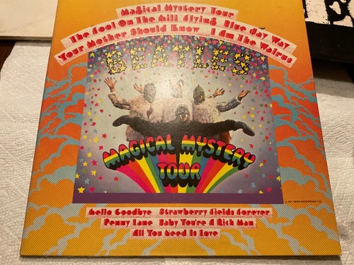 THE BEATLES “MAGICAL MYSTERY TOUR” 70 s PRESS LP, GATEFOLD, PURPLE CAPITOL,X-NM