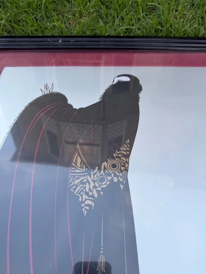 Serigrath on Foil paper by ERTE  (Soiree circa 1980) "  Hand Signed on bottom - Image 3 of 4