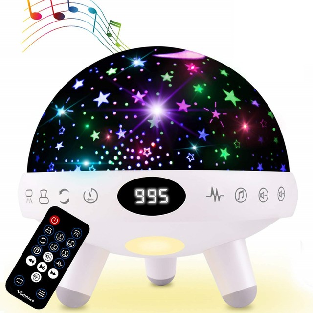 Nasus Music Night Light Projector, Animal Forest Patterns Musical Baby