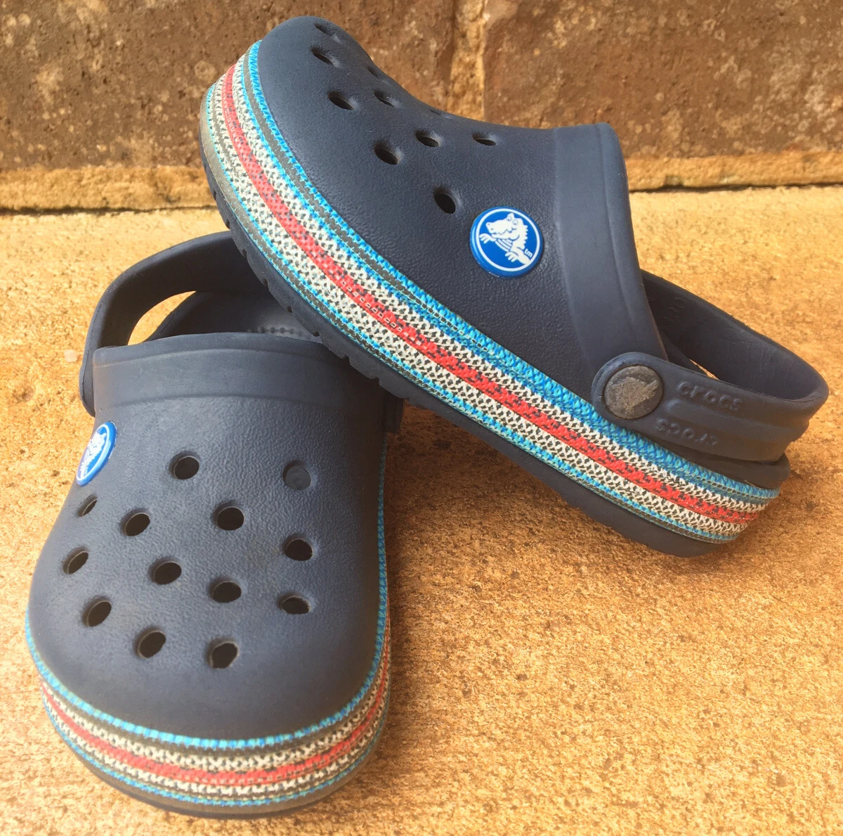 Kids hotsell navy crocs