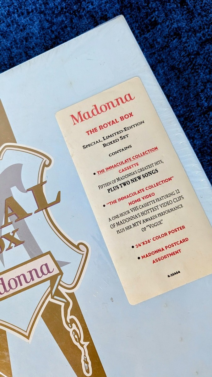 洋楽 MADONNA / THE  BOX MADONNA SEALED THE ROYAL BOX SET CASSETTE EDT PROMO 1990