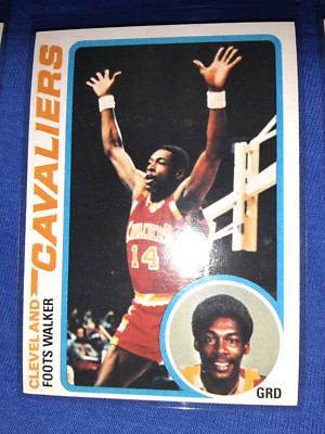 1978 Topps #127 Foots Walker Cleveland Cavaliers NBA  MVP HOF