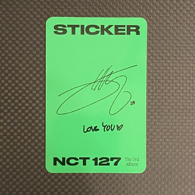 NCT 127 Jaehyun STICKER Photocard Jewel Case Version 재현 [US