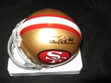 Tom Rathman San Francisco 49ers Signed Mini Helmet PSA