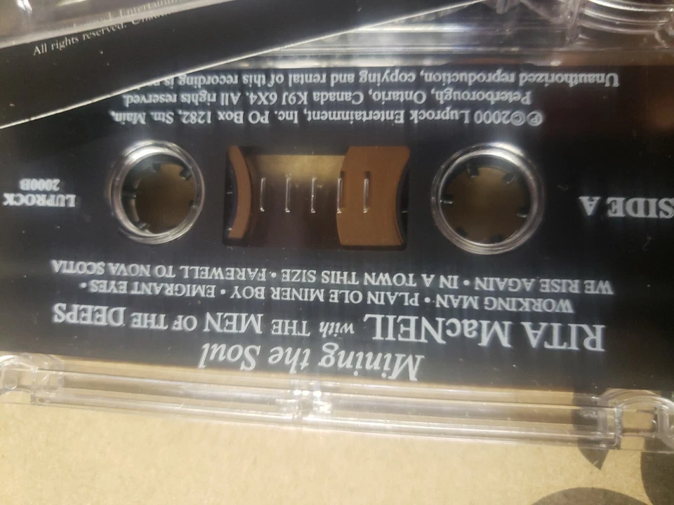 Rita macNeil with the men of the deeps      mining the soul    Cassette - Image 3 of 3