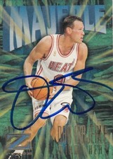 1996 Skybox Z-Force Heat Suns Dan Majerle Signed Autograph Auto IP Card