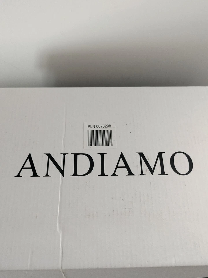 Sandalias Andiamo T-Riffic charol metálico plateado punta abierta tacón bloque Foto 2 de 4