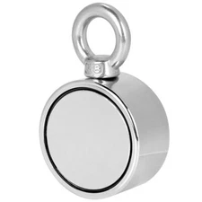 500/700LBS Big Double Sided Fishing Magnet Kit Strong Neodymium Pull Force Hunt